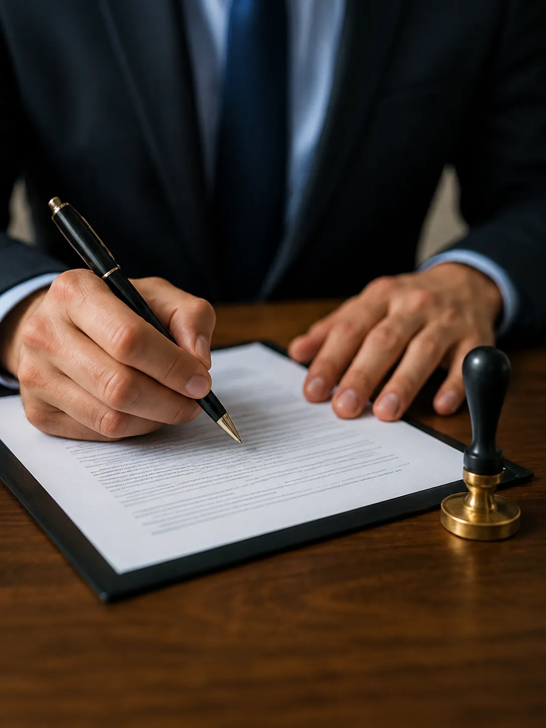 Firma del contrato de crédito hipotecario y su seguro de hogar obligatorio
