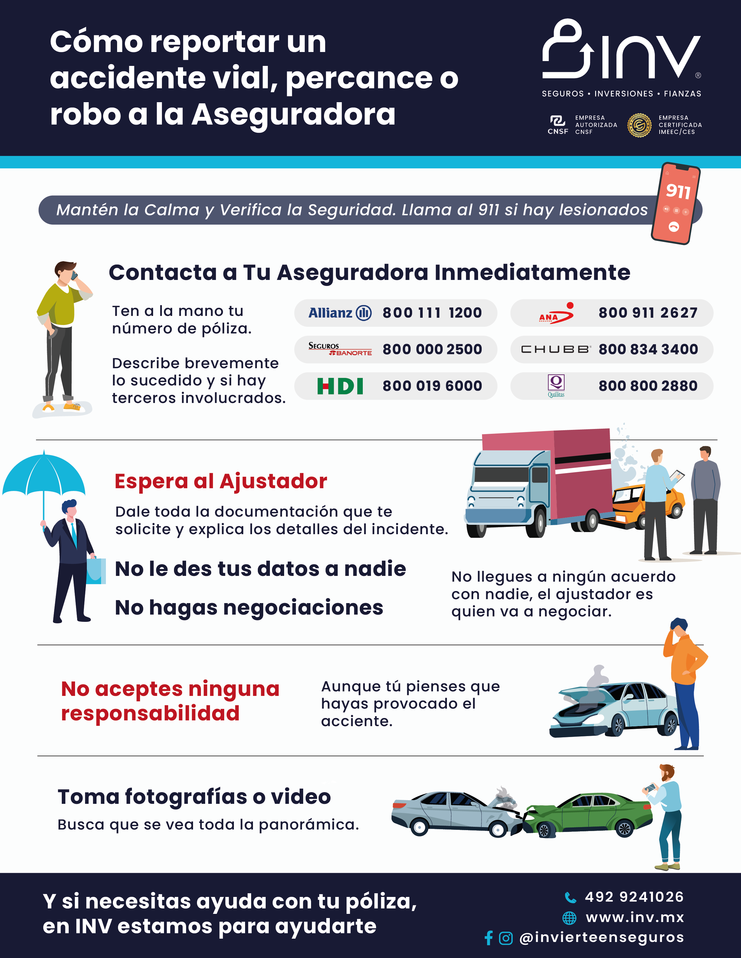 Guía paso a paso para usar tu seguro de auto